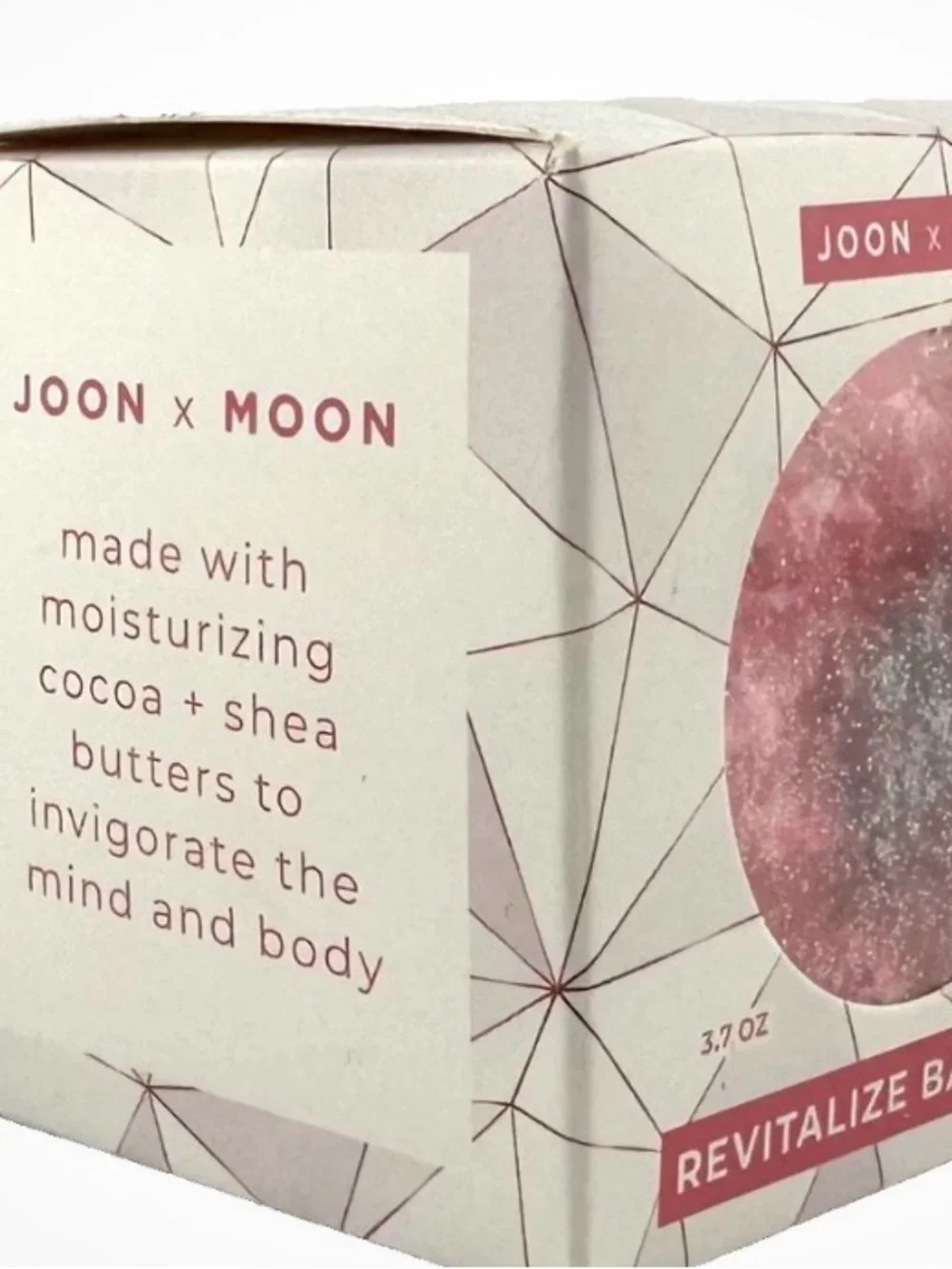 June x Moon Pink Revitalize Geode Bath Bomb